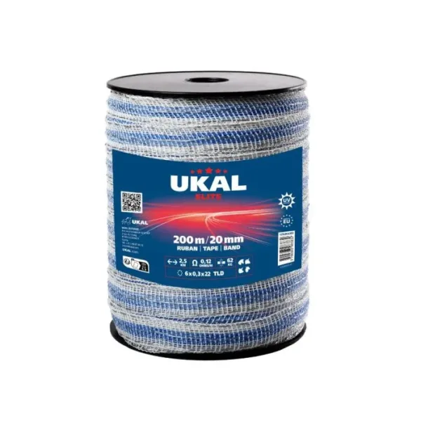 Električni trak Ukal Elite 20 mm - 200 m