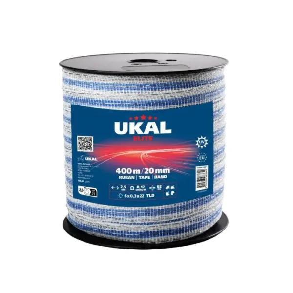 Električni trak Ukal Elite 20 mm - 400 m